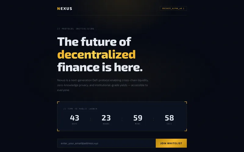 Preview of the Web3 template